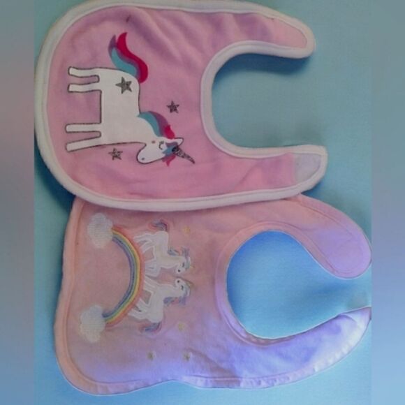 JUICY COUTURE BIBS BABY LOT SEVEN PUMA & more! 7 NEW & GENTLY USED Girls - Picture 7 of 14